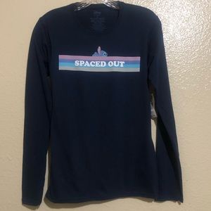 ( Junior)Long sleeve Tee shirt Small Spaced Out